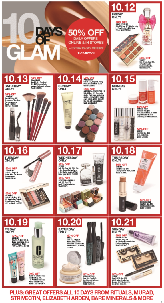 Macys Beauty 10 Days of Glam Lloyd Center